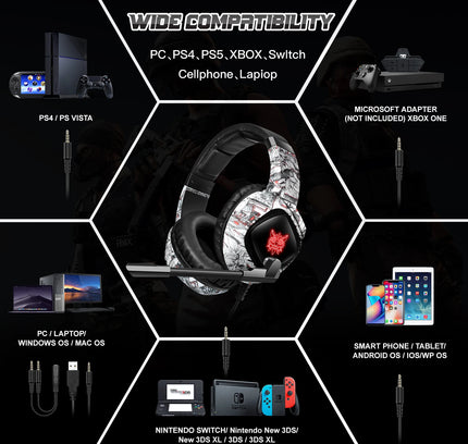 Pulsecore Gaming Headset – Voel de bass en hoor elk detail