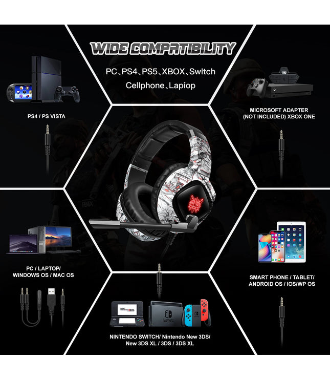 Pulsecore Gaming Headset – Voel de bass en hoor elk detail