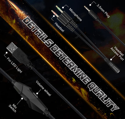 Pulsecore Gaming Headset – Voel de bass en hoor elk detail