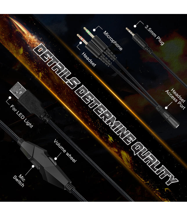 Pulsecore Gaming Headset – Voel de bass en hoor elk detail